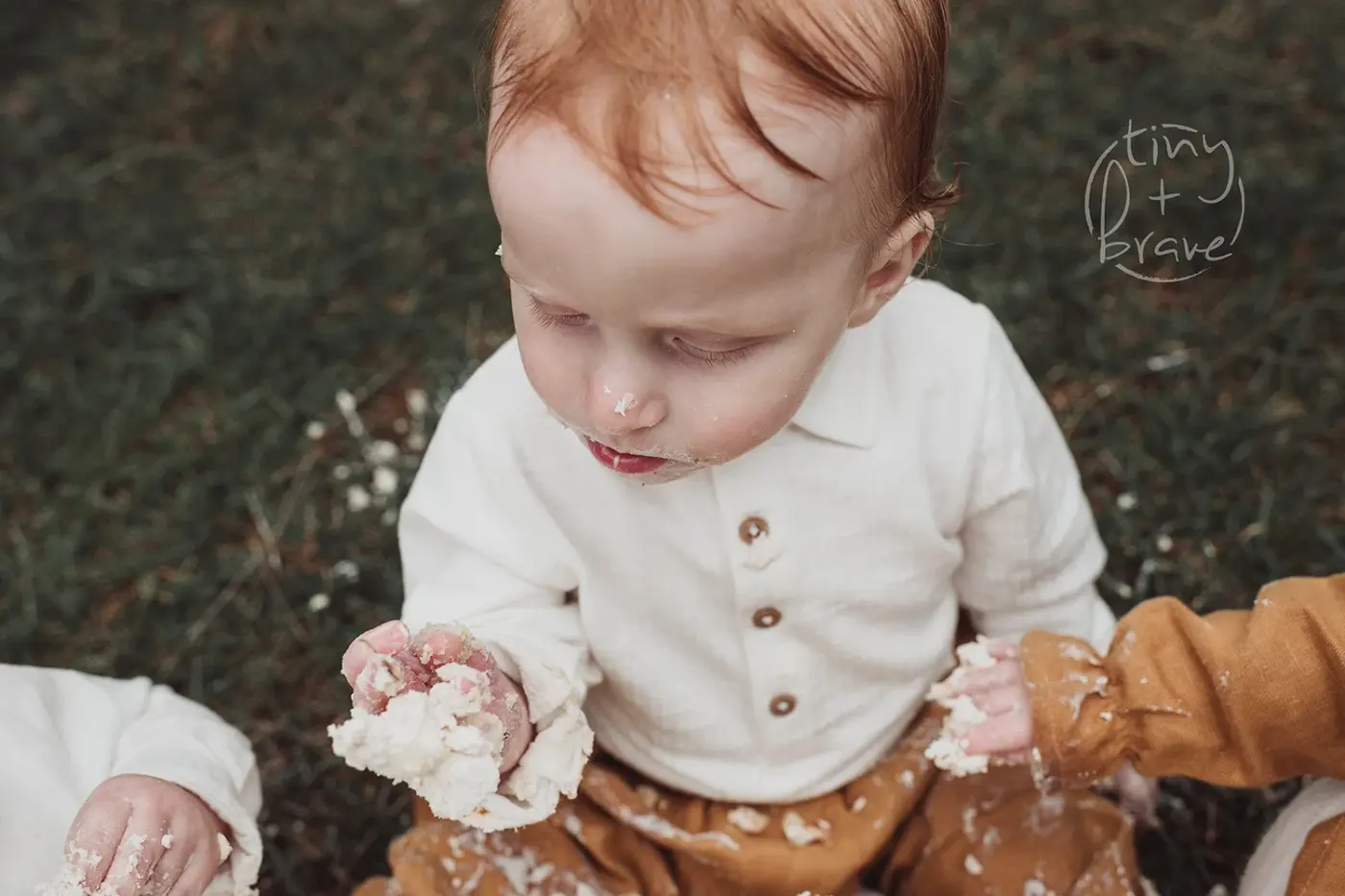 Cake Smash session by Tiny and Brave