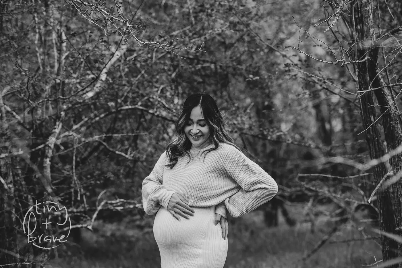 Maternity photograph by Tiny and Brave